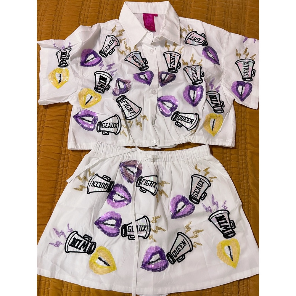 Queen of Sparkles | LSU Set 💜💛